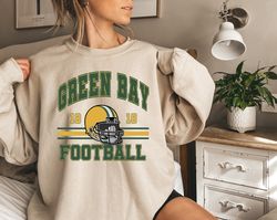 Retro Green Bay Packers Football Sweatshirt, Green Bay Football Crewneck, Packers Football Shirt, Green Bay Shirt, Game