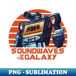 soundwaves of the galaxy - decorative sublimation png file - instantly transform your sublimation projects