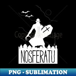 Nosferatu Minimalist Design inverted - PNG Sublimation Digital Download - Revolutionize Your Designs
