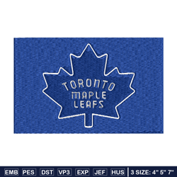 Toronto Maple logo Embroidery, NHL Embroidery, Sport embroidery, Logo Embroidery, NHL Embroidery design.