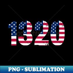 1320 vintage usa flag - Unique Sublimation PNG Download - Create with Confidence