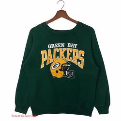 Vintage Green Bay Football Sweatshirt, Packers Shirt, Green Bay Packers Green Hoodie , Football Sunday Game Day Tee Unis