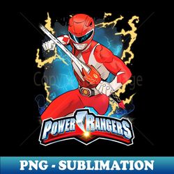 Power Rangers Zeo Unleashing Zord Power - Elegant Sublimation PNG Download - Unleash Your Inner Rebellion