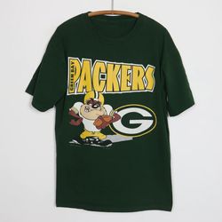 Vintage 90s Green Bay Football Looney Tunes Tshirt, Vintage Style Green Bay Football Shirt, Football Hoodie, Green Bay S