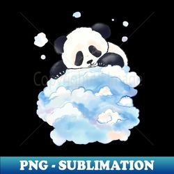 Sleepy Panda - Vintage Sublimation PNG Download - Defying the Norms