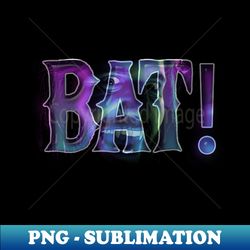 Bat - Retro PNG Sublimation Digital Download - Add a Festive Touch to Every Day