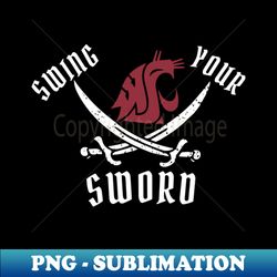 swing your sword Washington state pirate - Exclusive Sublimation Digital File - Enhance Your Apparel with Stunning Detail