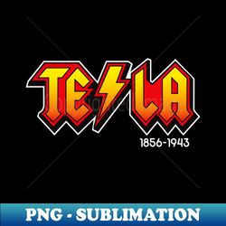 Nikola Tesla ACDC lettering - Signature Sublimation PNG File - Stunning Sublimation Graphics