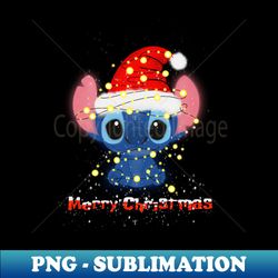 Merry Christmas Stitch - Special Edition Sublimation PNG File - Bring Your Designs to Life