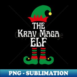 Krav Maga Elf Family Christmas Elf Costume - Exclusive Sublimation Digital File - Perfect for Personalization