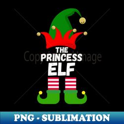 The Princess Elf Family Christmas Elf Costume - Signature Sublimation PNG File - Bring Your Designs to Life