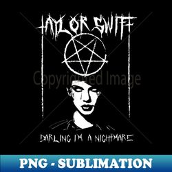 DARLING IM A NIGHMARE - Retro PNG Sublimation Digital Download - Instantly Transform Your Sublimation Projects