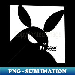 Evil Rabbit - Vintage Sublimation PNG Download - Spice Up Your Sublimation Projects