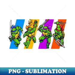 ninja turtles pixel art arcade - High-Quality PNG Sublimation Download - Enhance Your Apparel with Stunning Detail
