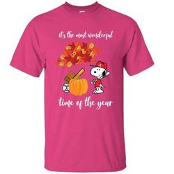Snoopy Alabama Crimson Tide It&8217s The Most Wonderful Time Of The Year T-Shirt