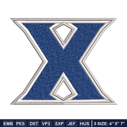 Xavier Musketeers embroidery design, Xavier Musketeers embroidery, logo Sport, Sport embroidery, NCAA embroidery.