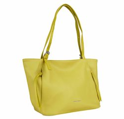 Tote Style Hand Bag in Mustard Green