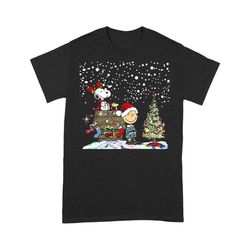 Snoopy Charilie Christmas Night T-shirt