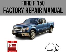 Ford F-150 2009-2014 Workshop Service Repair Manual Download