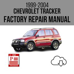 Chevrolet Tracker 1999-2004 Workshop Service Repair Manual Download