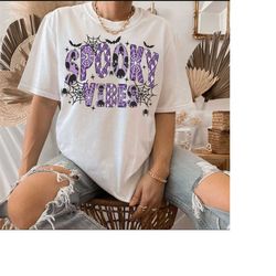 Spooky Vibes SVG PNG, Spooky Vibes Shirt Svg, Retro Spooky Vibes Svg, Halloween SVG, Halloween Shirt Svg, Funny Spooky S