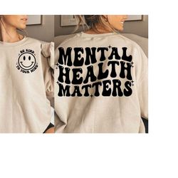 Mental Health Matters Png, Mental Health Awareness Svg, Motivational Svg, Therapist Psychologist Png