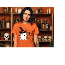 Boo Shirt, Halloween Ghost T-Shirt, Halloween Pumpkin Shirt, Kids Halloween T-Shirt, Halloween Boo Shirt, Cute Boo Shirt