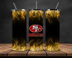 49ers tumbler wrap ,tumbler 20oz with fire effect 01