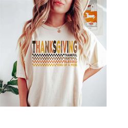 Thansgiving SVG PNG, Thankful, Grateful, Blessed, Kind of a Mess, Fall Svg, Fall Vibes, Svg Files Cricut, Thanksgiving S