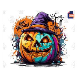 Laugh Loudly with our Funny Halloween Pumpkin PNG Sublimation - Happy Halloween Design, Kids' Art, Digital Download, Pla