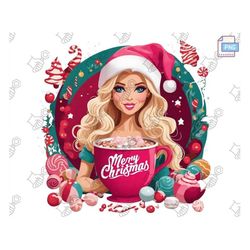 Unwrap the Laughs and Merry Crafting with Barbie Christmas PNG - Your Ticket to Hilarious Holiday Fun and Festive Decora