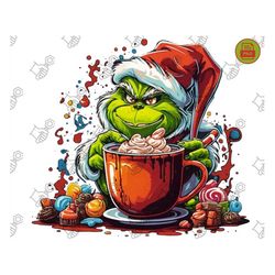 Jovial Grinchy Chronicles and Jolly Sublimation Journeys: Grinch PNG Embark on Jovial Grinchy Chronicles for a Hilarious