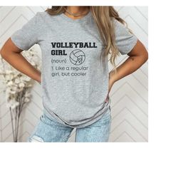 volleyball girl explanation shirt, volleyballer saying shirt, women sport lover, volleyball youth sleeve shirt, volleyba
