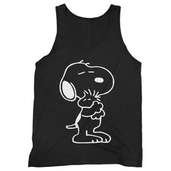 Snoopy Dog Peanuts Charlie Brown Hug Wsn96 Man&8217s Tank Top