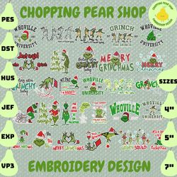 30+ Green Monster Embroidery Bundle, Ew People Embroidery, Christmas Bundle Embroidery, Movie Christmas Embroidery, Christmas 2023