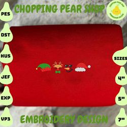 Christmas Gift Embroidery Designs, Christmas Embroidery Designs, Merry Xmas Embroidery Designs, Mini Embroidery Design