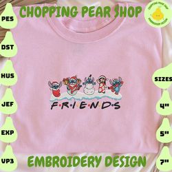 Christmas Embroidery Design, Friend Embroidery Designs, Cartoon Embroidery Designs, Christmas 2022 Embroidery Designs