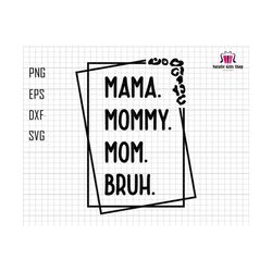 Mama Mommy Mom Bruh Svg, Gift For Mom, Mothers Day Svg Cricut, Mommy Tumbler Svg, Digital Download, Leopard Mama,Mama Design,Mom Cricut File