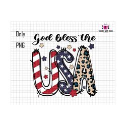 God Bless The USA Png, American Flag png, USA Png, Blessed America Png, 4th Of July Png, Independence Day, American png, Digital Downloads