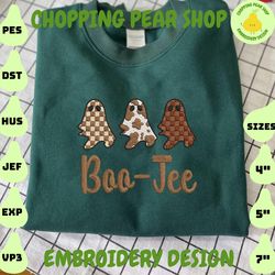 Boo Tea Embroidery Design, Spooky Vibes Embroidery File, Stay Spooky Embroidery Machine Design