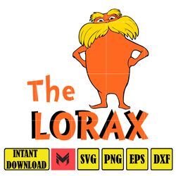 the lorax png , dr. seuss quotes cat in the hat svg clipart, cricut, digital vector cut file, cat and the hat