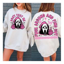 Fuck Around And Find Out SVG, Horror Svg, Halloween Svg, Scary Movie Svg, scream svg, ghost face png, horror movie png,