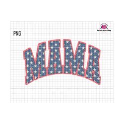 4th of July Png, American Mama Png, Mama Sublimation, Fourth of July Shirt Design, 4th of July Png, Retro 4th of July Png, Mama Varsity Png
