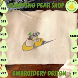 NIKE WALL-E EMBROIDERED SWEATSHIRT - EMBROIDERED SWEATSHIRT/ HOODIES
, Digital Download, Embroidery Machine Design