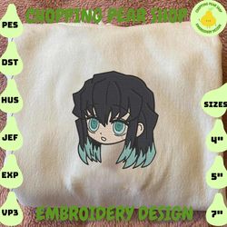 Demon Animee Embroidery Designs, Slayer Anime Embroidery FIles, Machine Embroidery Files, Hero Embroidery Patterns,  Pes, Dst, Jef, Instant Download