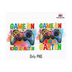 Game On Kindergarten Png, Back to School Sublimation, Gaming png, Kindergarten Png, Colorful Game Controller Png, Teacher png, Teacher life