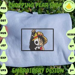 Anime Inspired Embroidery Design, Machine Embroidery Design, Exp, Dst, Jef, Pes, Xxx, Vp3, Hus, Instant Download
