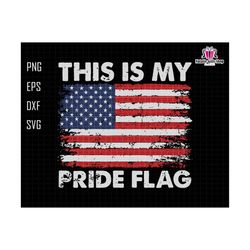 This Is My Pride Flag Svg, Patriotic Svg, 4th Of July Svg, USA Flag Svg, Independence Day, Red White Blue, Stars Tripes Svg, American Flag