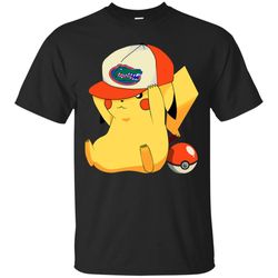 AGR Florida Gators Pikachu Pokemon t shirt Cotton t shirt