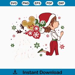 Funny His Ellie Christmas Mickey Balloon SVG Download